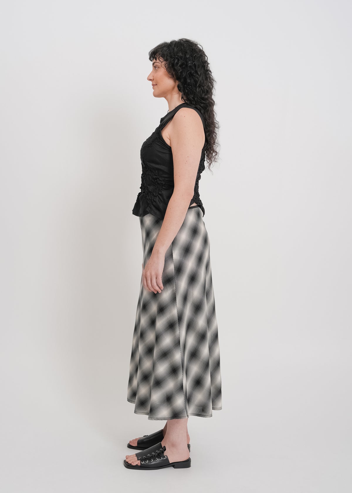 Bennie Skirt / White-Black - 
White Black (image 3)