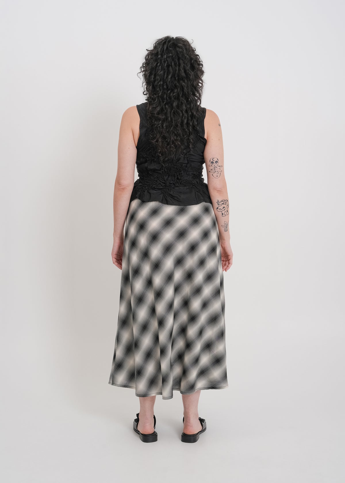 Bennie Skirt / White-Black - 
White Black (image 4)