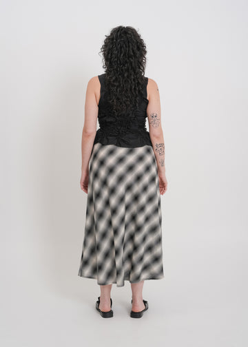 Bennie Skirt / White-Black