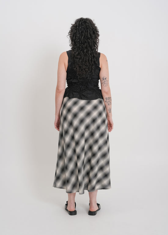 Bennie Skirt / White-Black