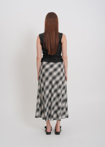 Bennie Skirt / White-Black