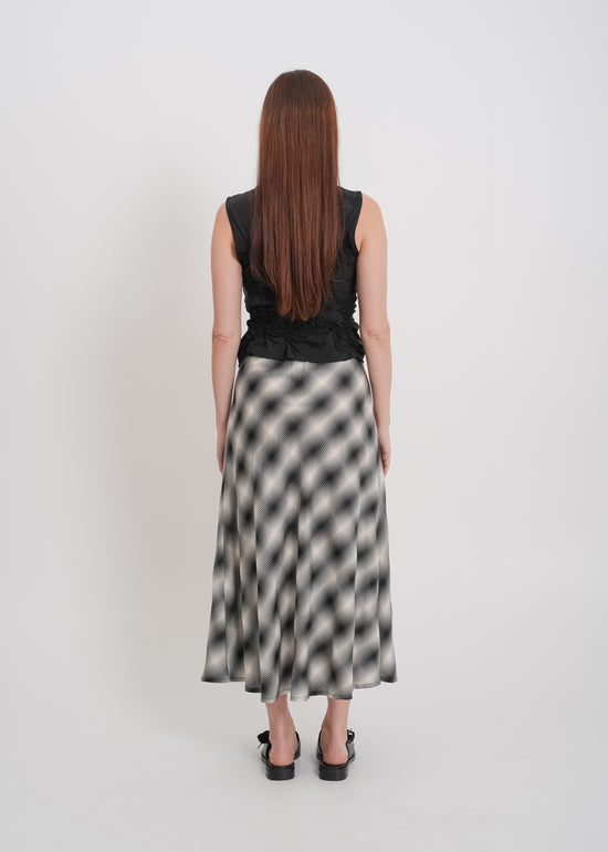 Bennie Skirt / White-Black