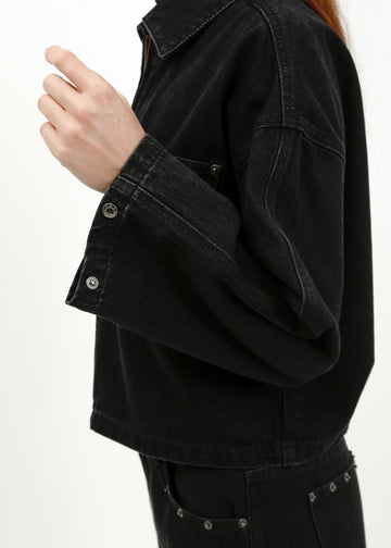 Zoey Denim Jacket / Black