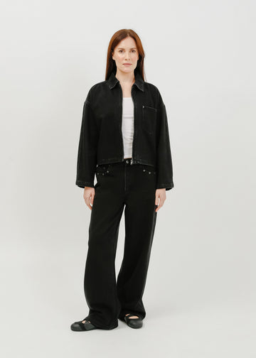 Zoey Denim Jacket / Black