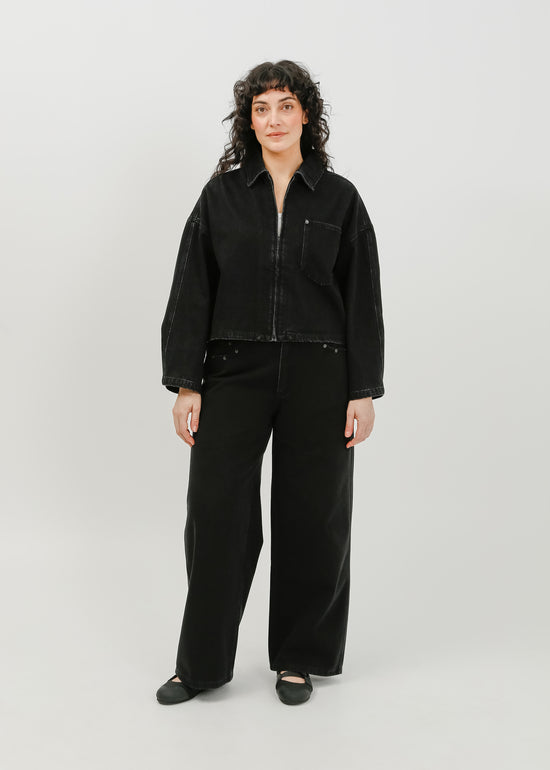 Zoey Denim Jacket / Black