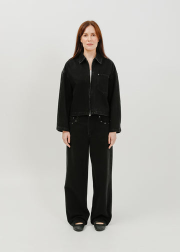 Zoey Denim Jacket / Black