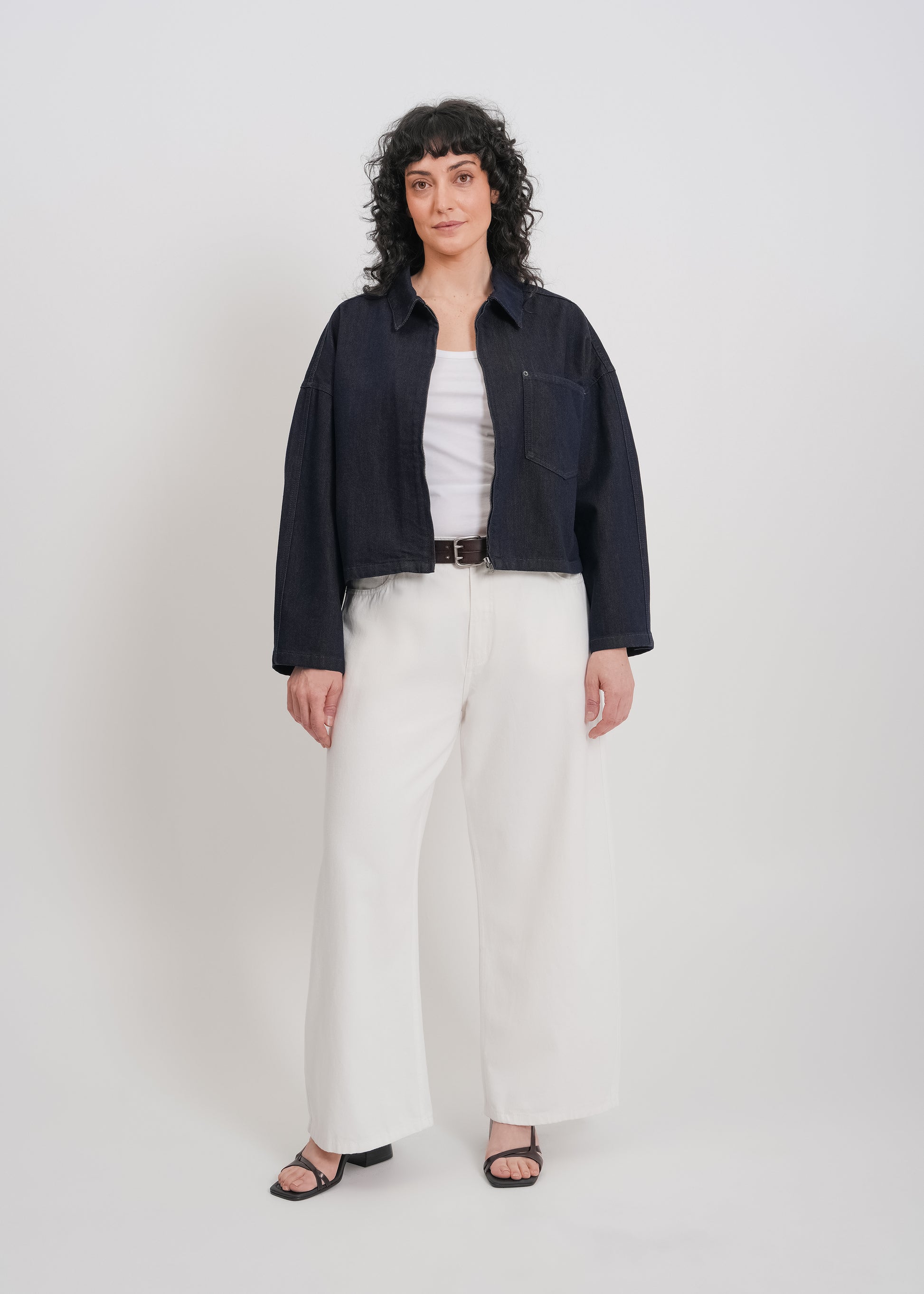 Zoey Denim Jacket / Dark Indigo - 
Dark Indigo (image 11)