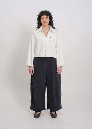 Zoey Denim Jacket / White