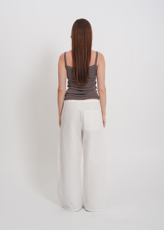 Rocco Pant / White