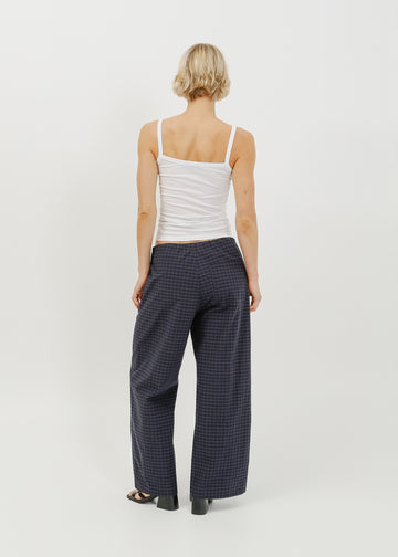 Rocco Pant / Black-Navy Check