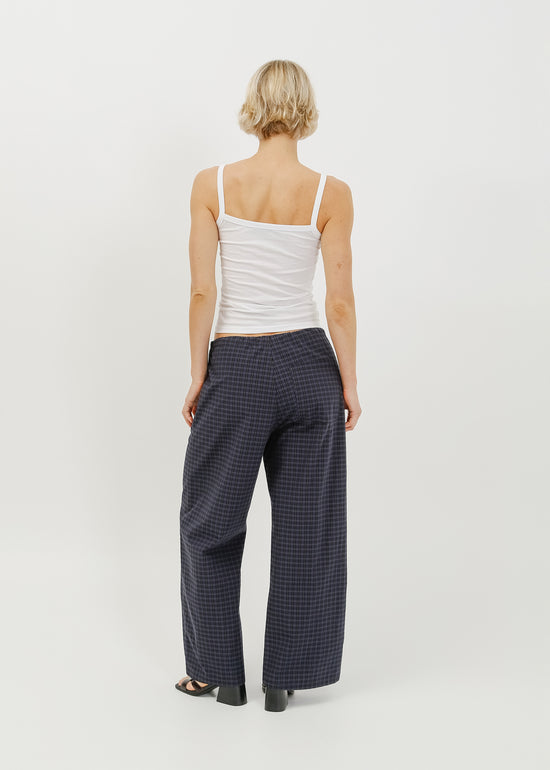 Rocco Pant / Black-Navy Check