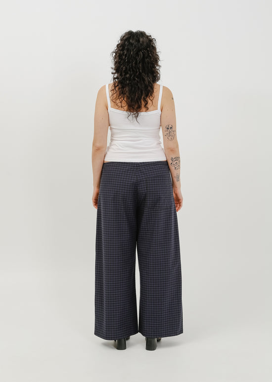 Rocco Pant / Black-Navy Check