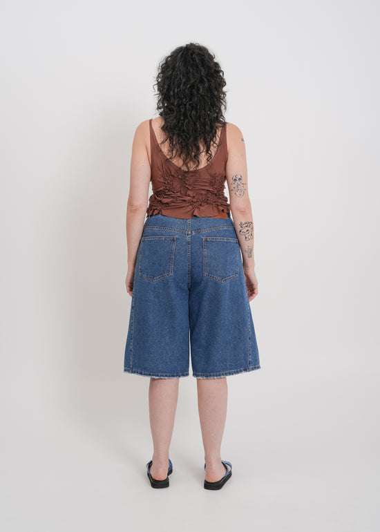 Nadia Denim Short / Medium Indigo