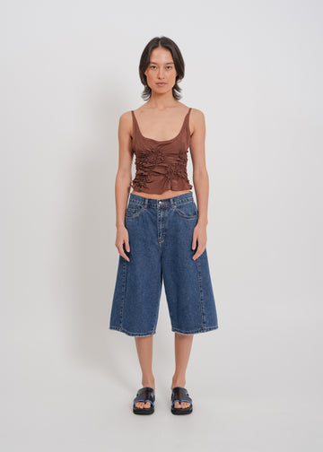 Nadia Denim Short / Medium Indigo