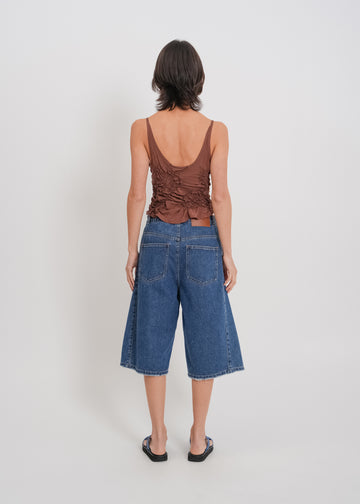 Nadia Denim Short / Medium Indigo