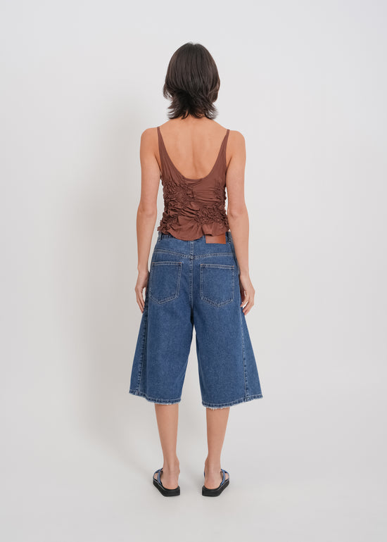 Nadia Denim Short / Medium Indigo