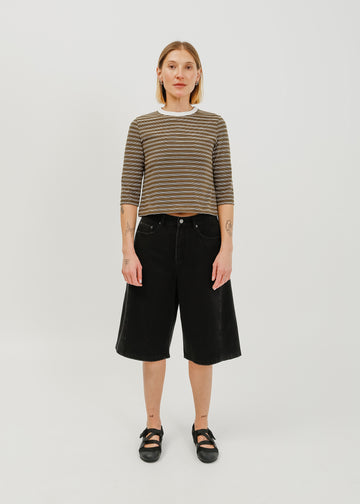 Nadia Denim Short / Black