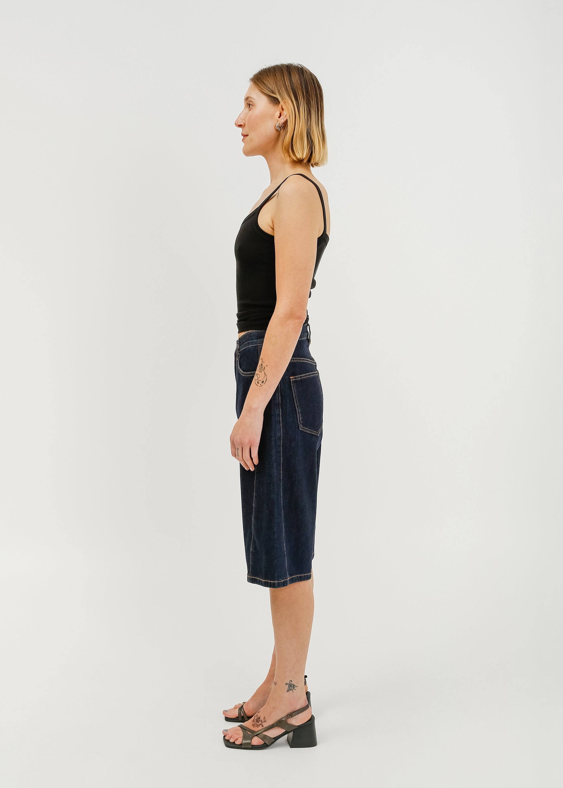 Nadia Denim Short / Indigo - 
Indigo (image 3)