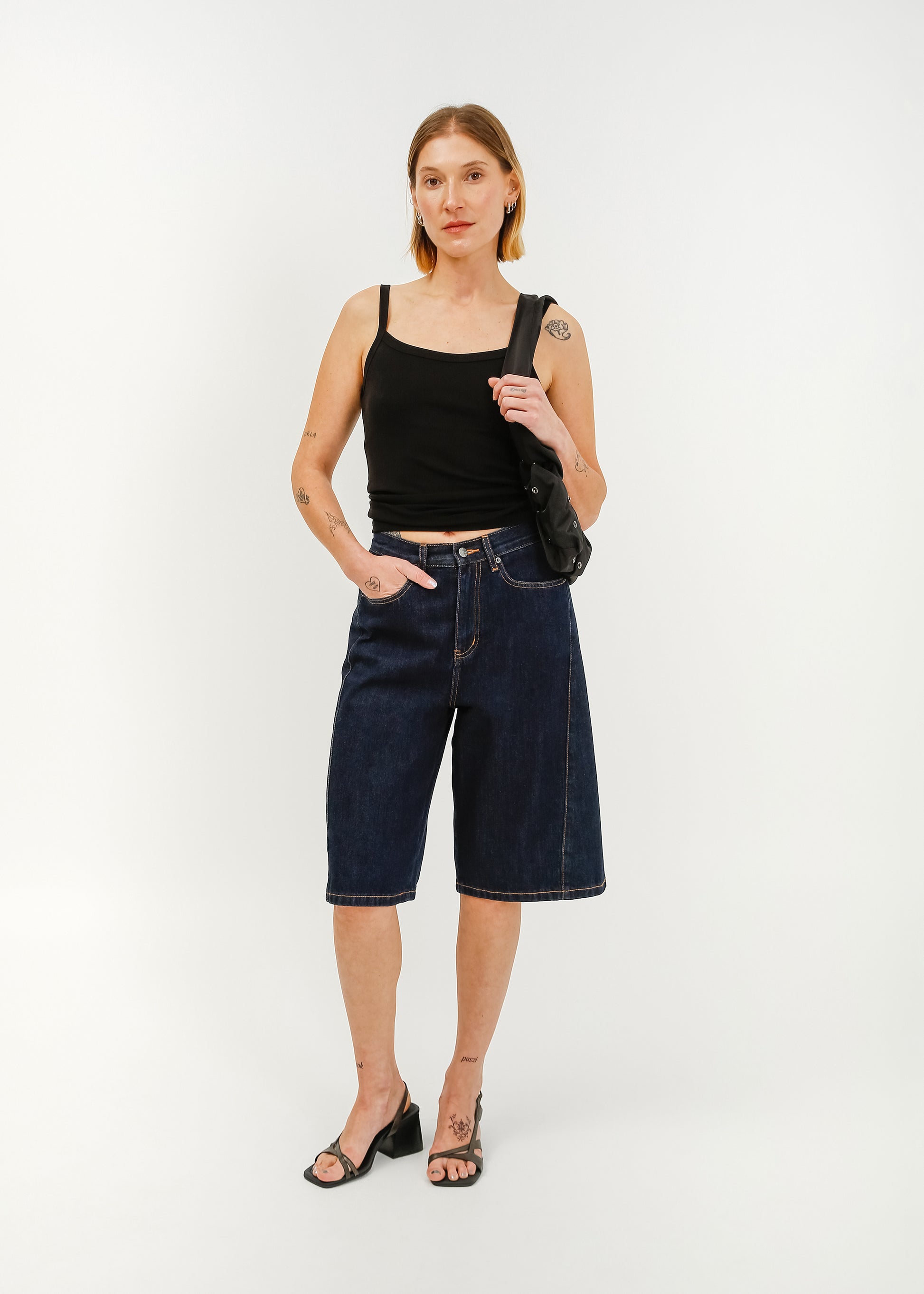 Nadia Denim Short / Indigo - 
Indigo (image 5)