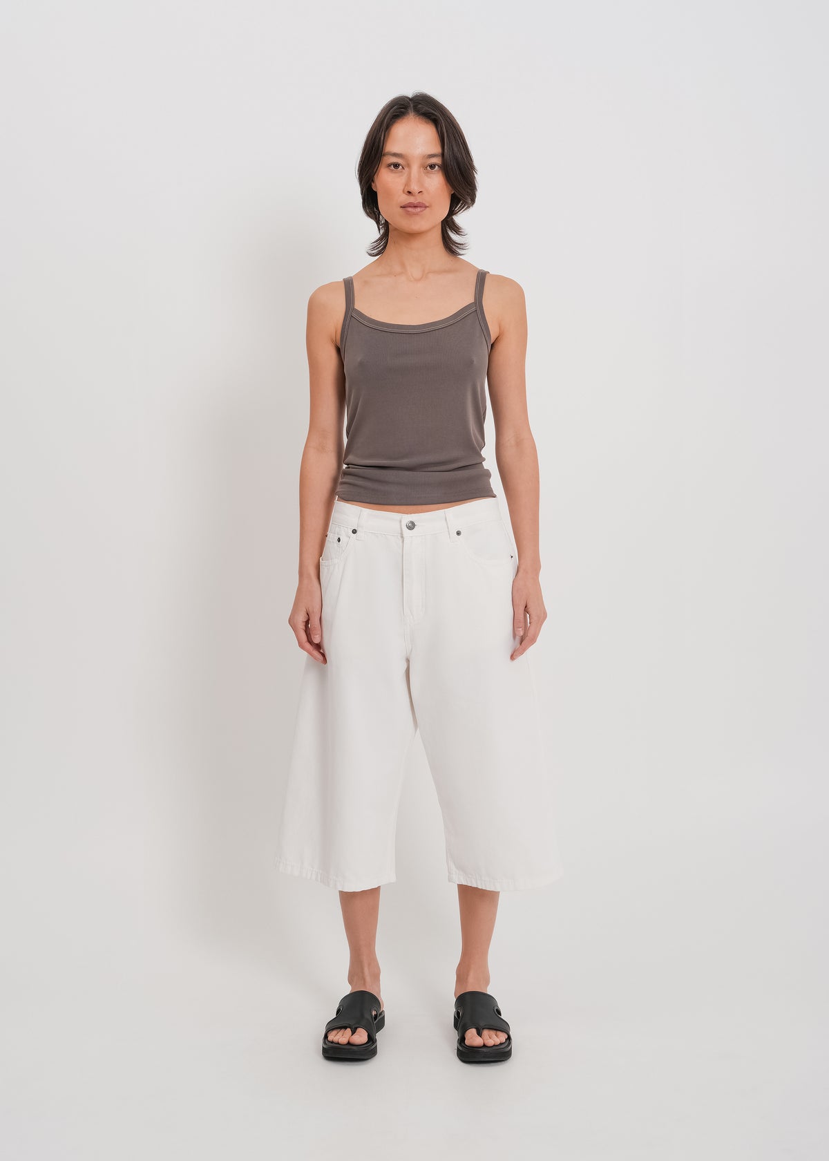Sullivan Denim Short / White - 
White (image 1)