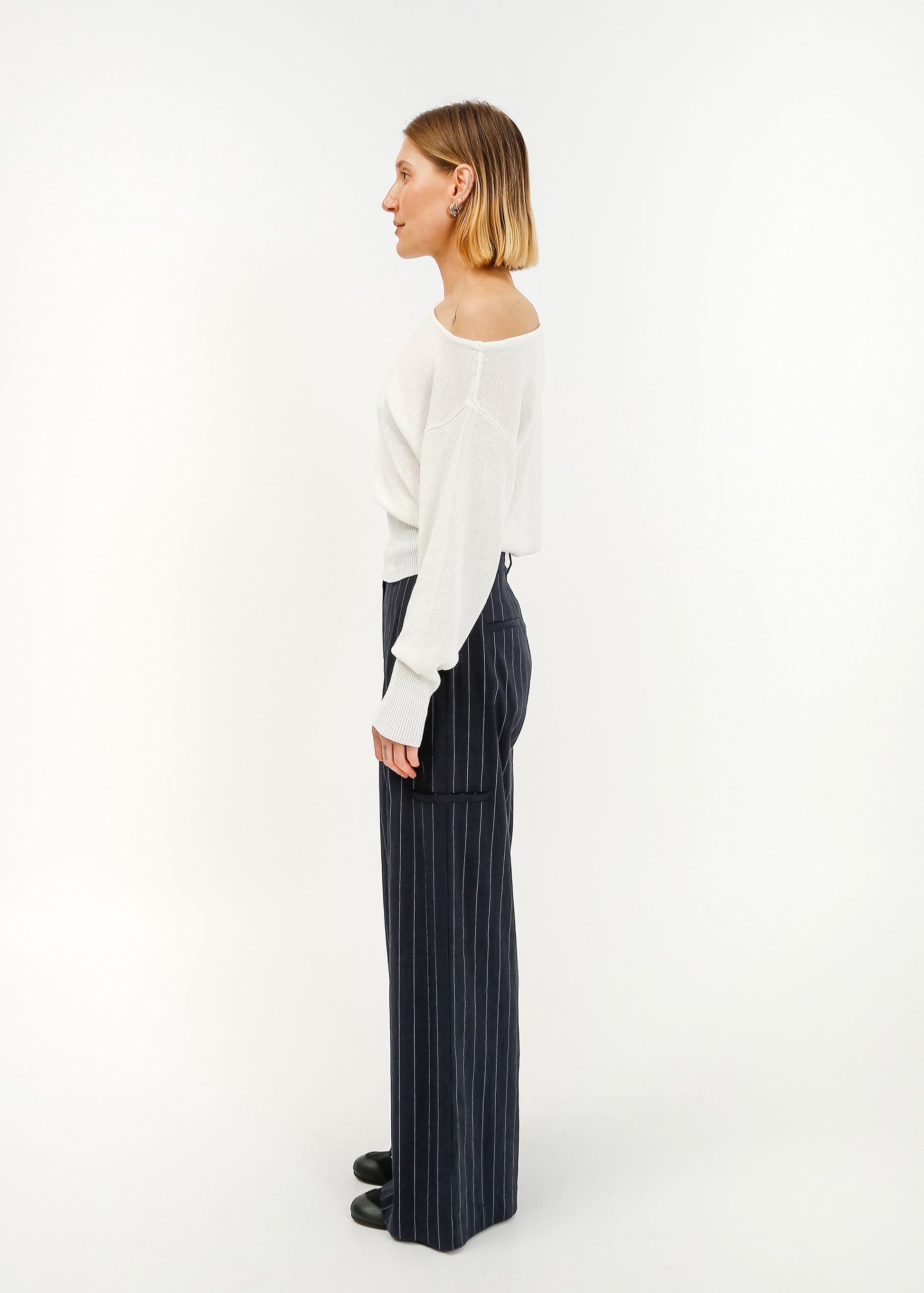 Annie Trouser / Navy-White - 
Navy White (image 3)