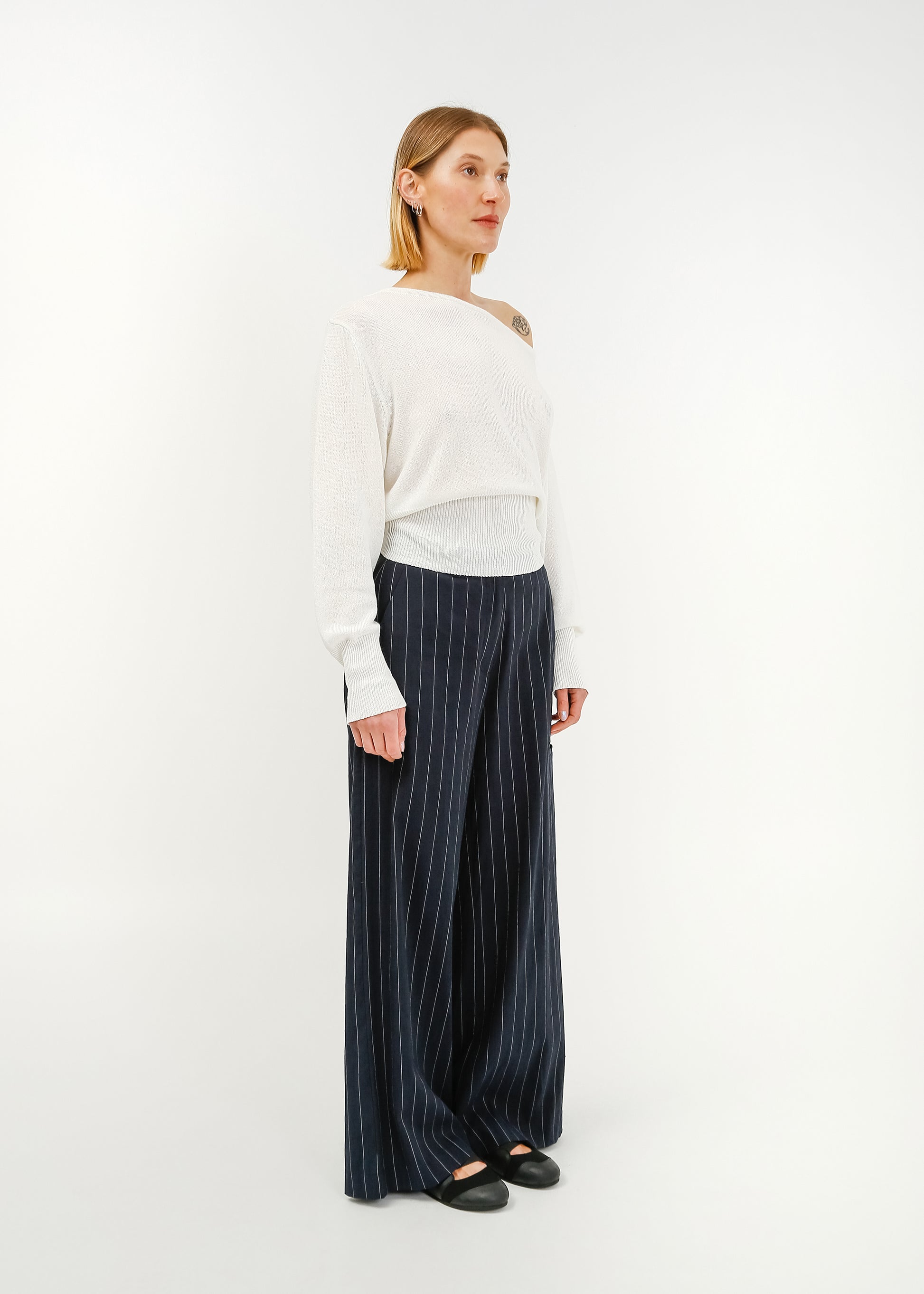 Annie Trouser / Navy-White - 
Navy White (image 2)