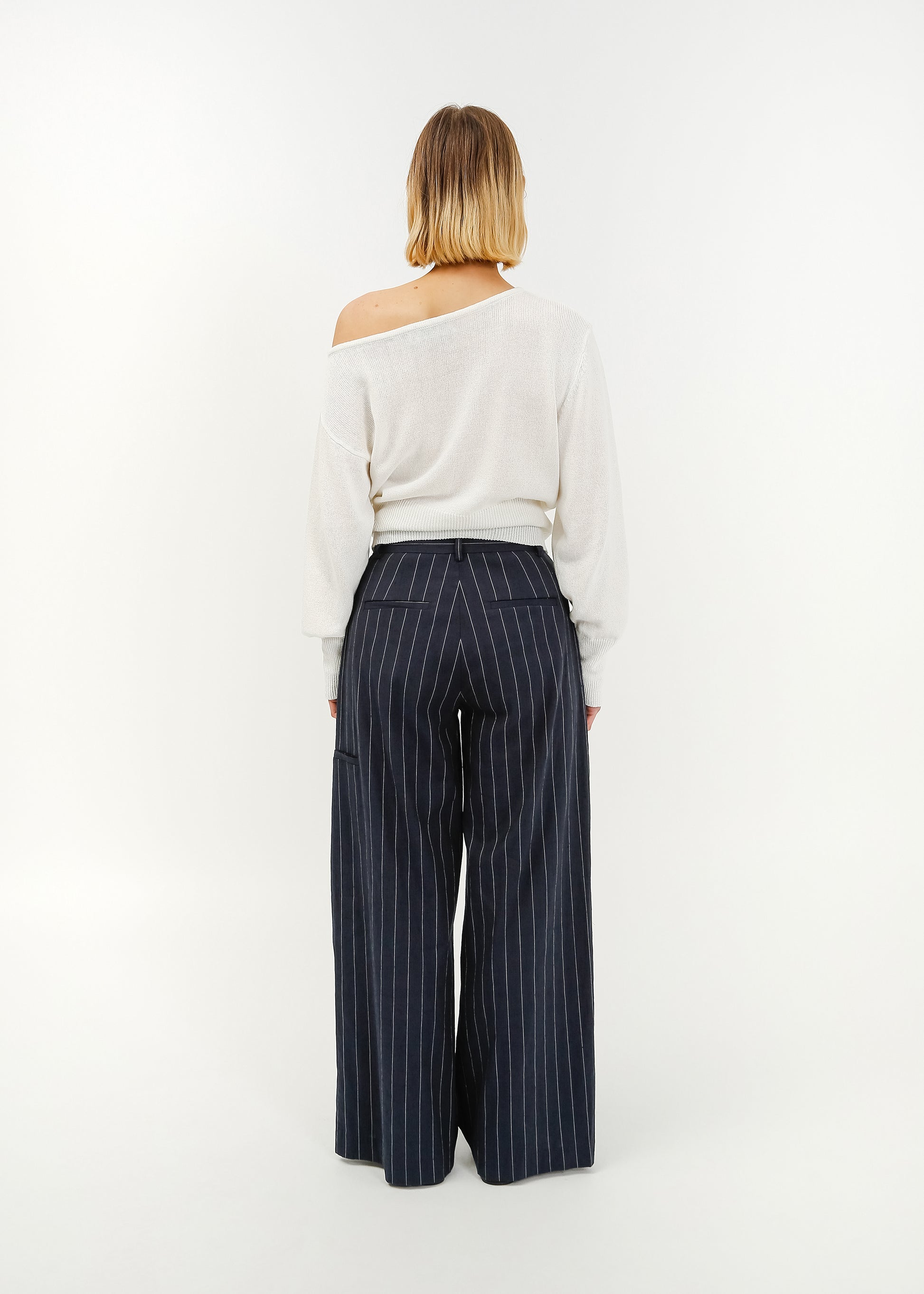 Annie Trouser / Navy-White - 
Navy White (image 4)