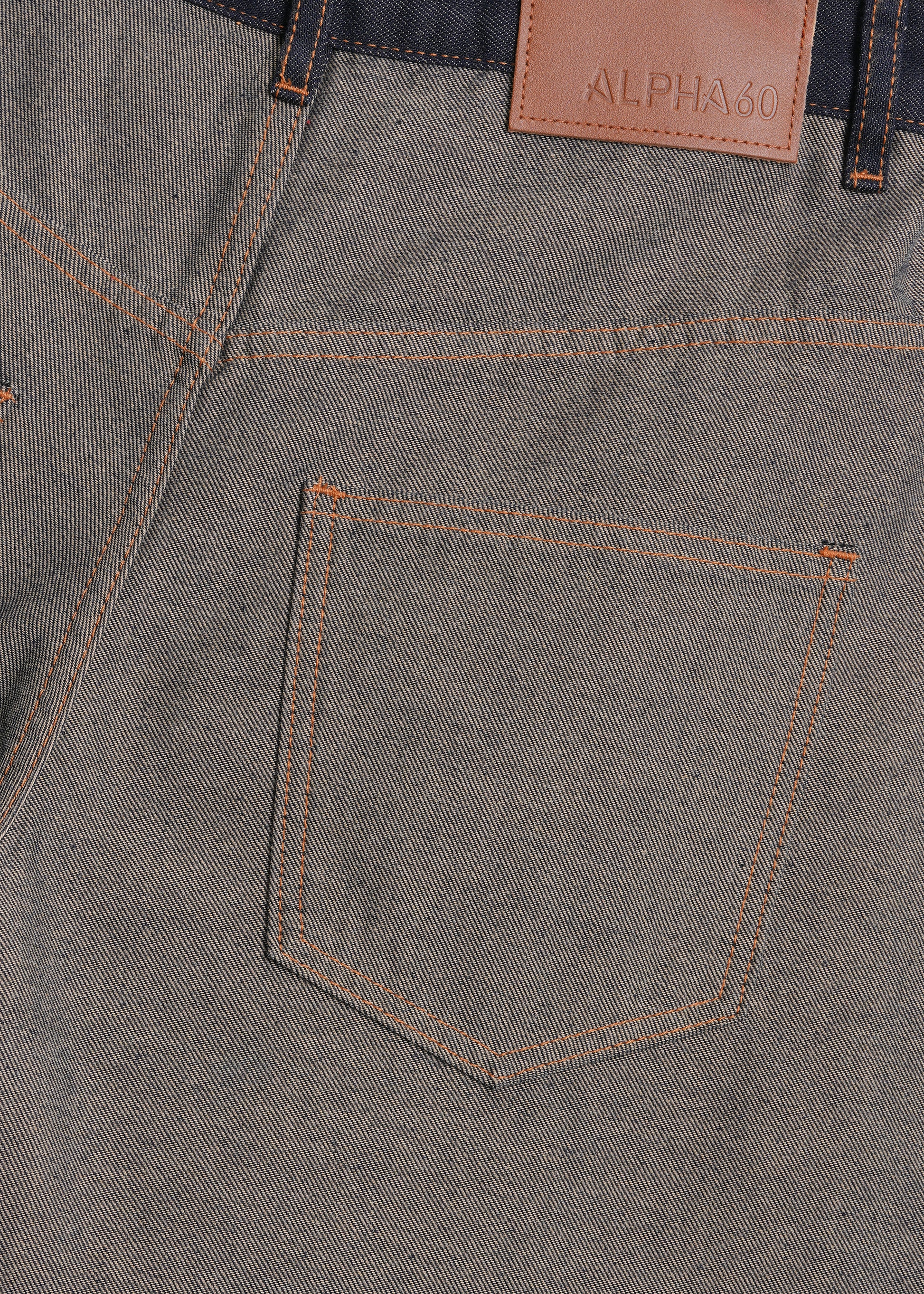 Cosmo Jean / Tan-Dark Indigo - 
Tan Dark Indigo (image 6)