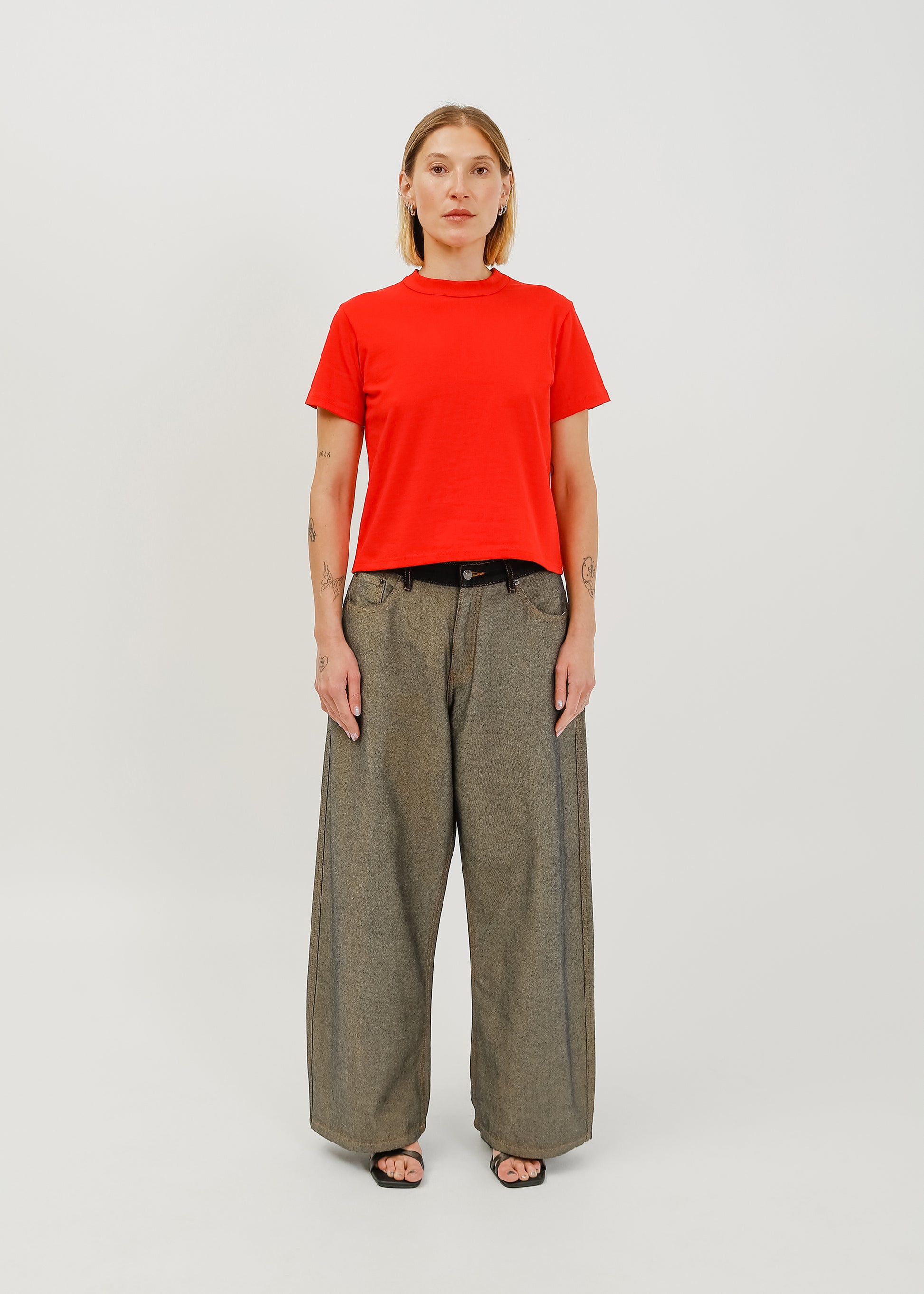Cosmo Jean / Tan-Dark Indigo - 
Tan Dark Indigo (image 1)