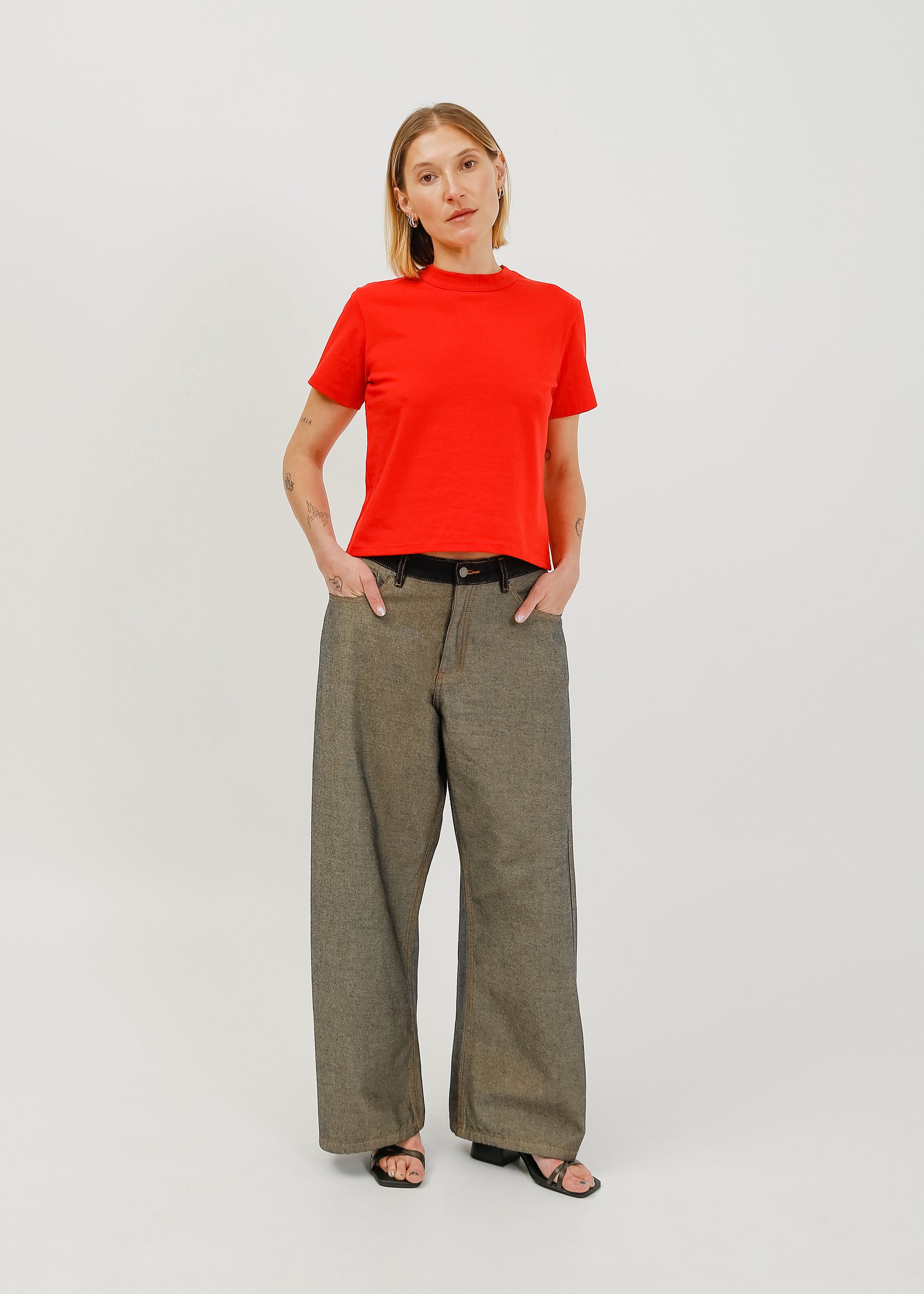 Cosmo Jean / Tan-Dark Indigo - 
Tan Dark Indigo (image 5)
