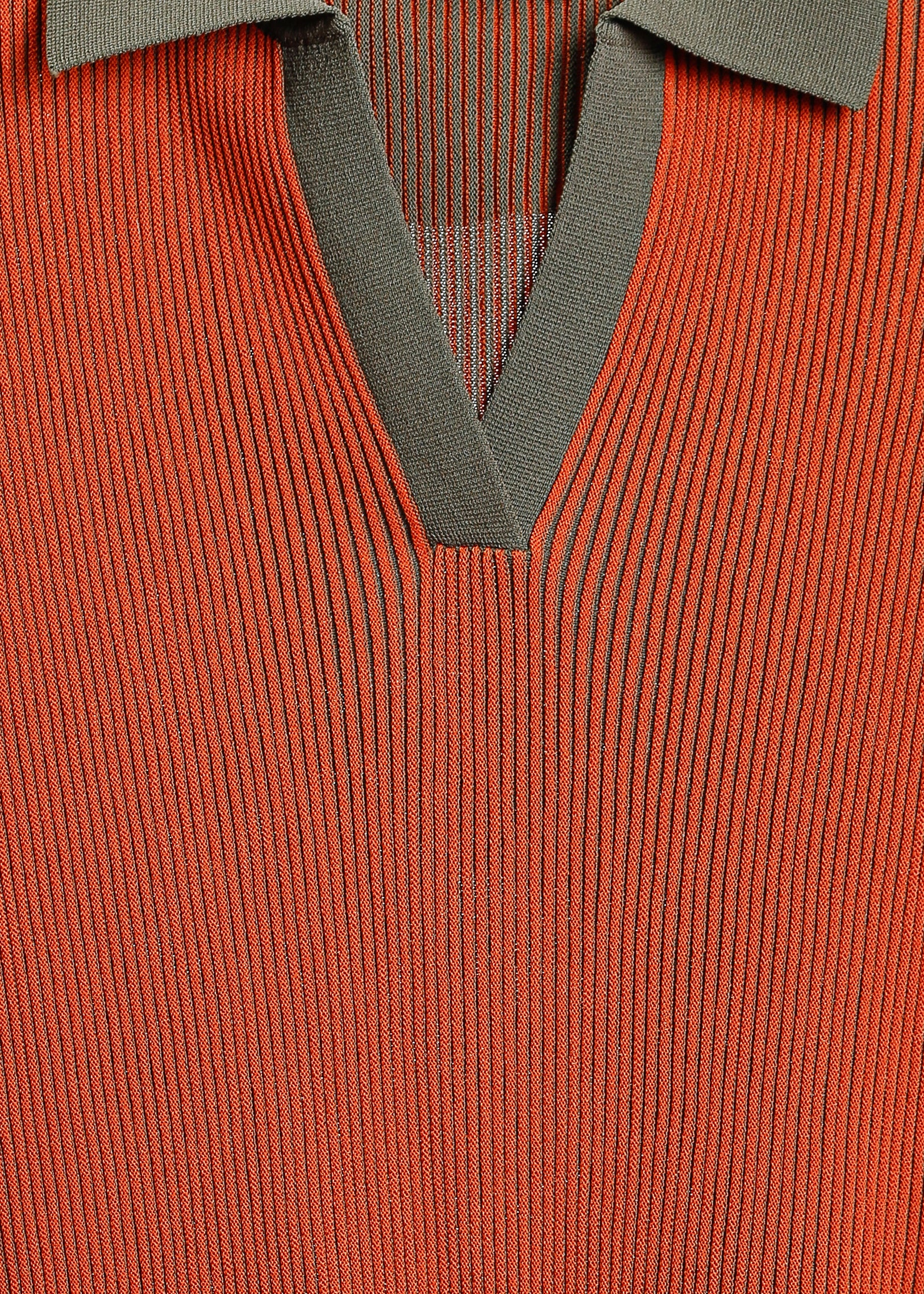 Beckham Knit Polo / Rust-Khaki - 
Rust Khaki (image 11)