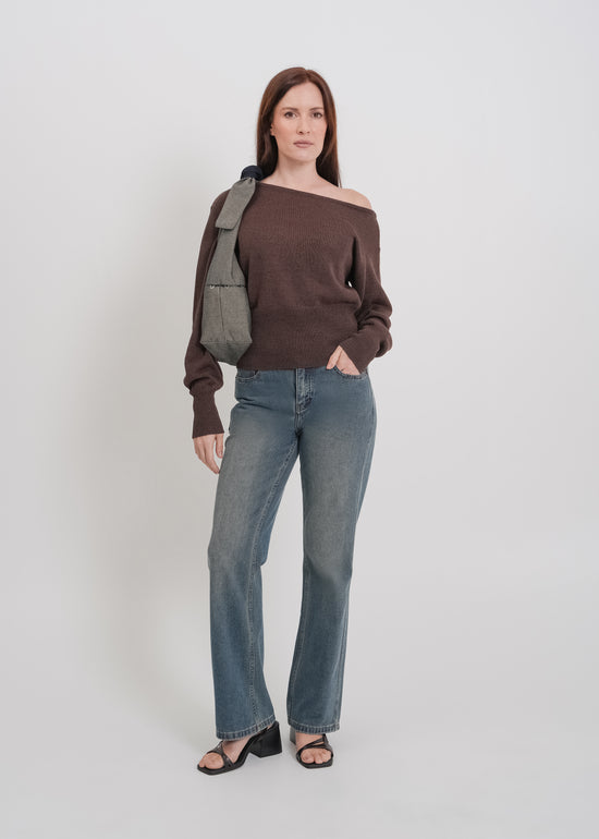 Adonis Knit Sweat / Chocolate