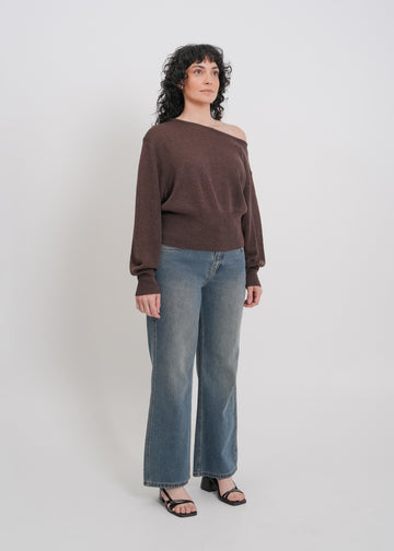 Adonis Knit Sweat / Chocolate