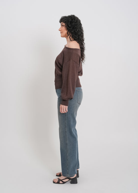 Adonis Knit Sweat / Chocolate