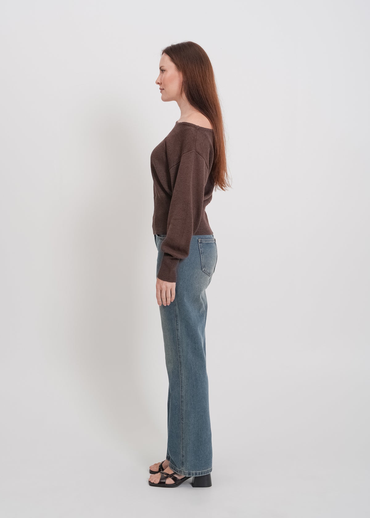 Adonis Knit Sweat / Chocolate - 
Chocolate (image 3)