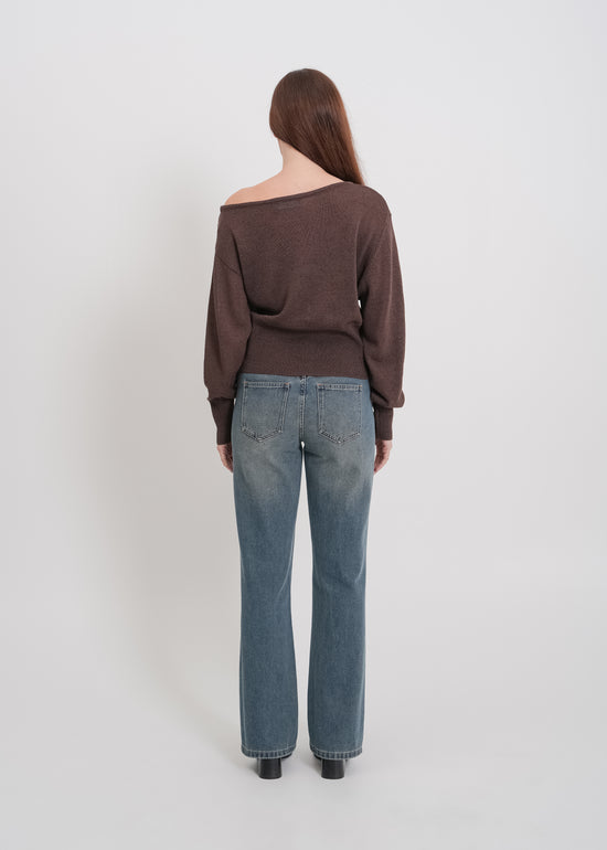 Adonis Knit Sweat / Chocolate