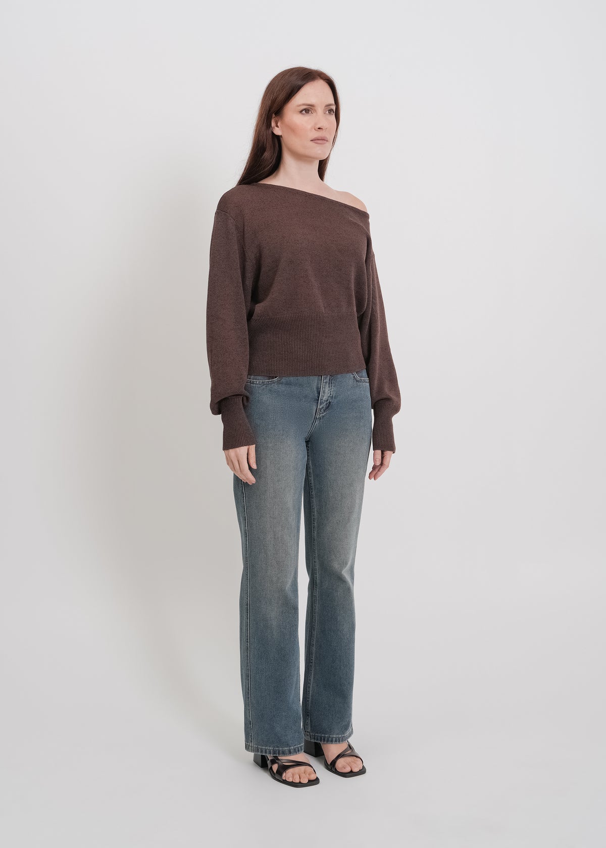 Adonis Knit Sweat / Chocolate - 
Chocolate (image 1)