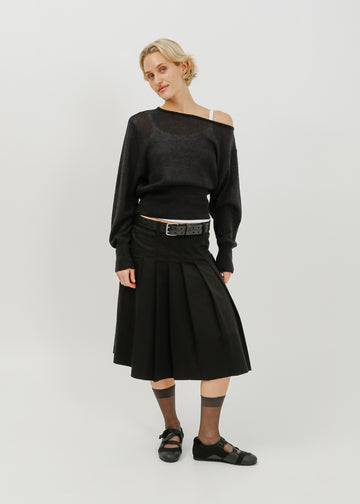 Adonis Knit Sweat / Black