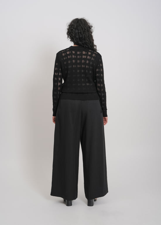 Dune Knit Cardi / Black
