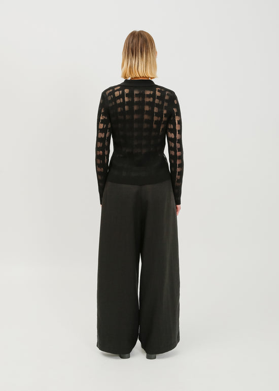 Dune Knit Cardi / Black