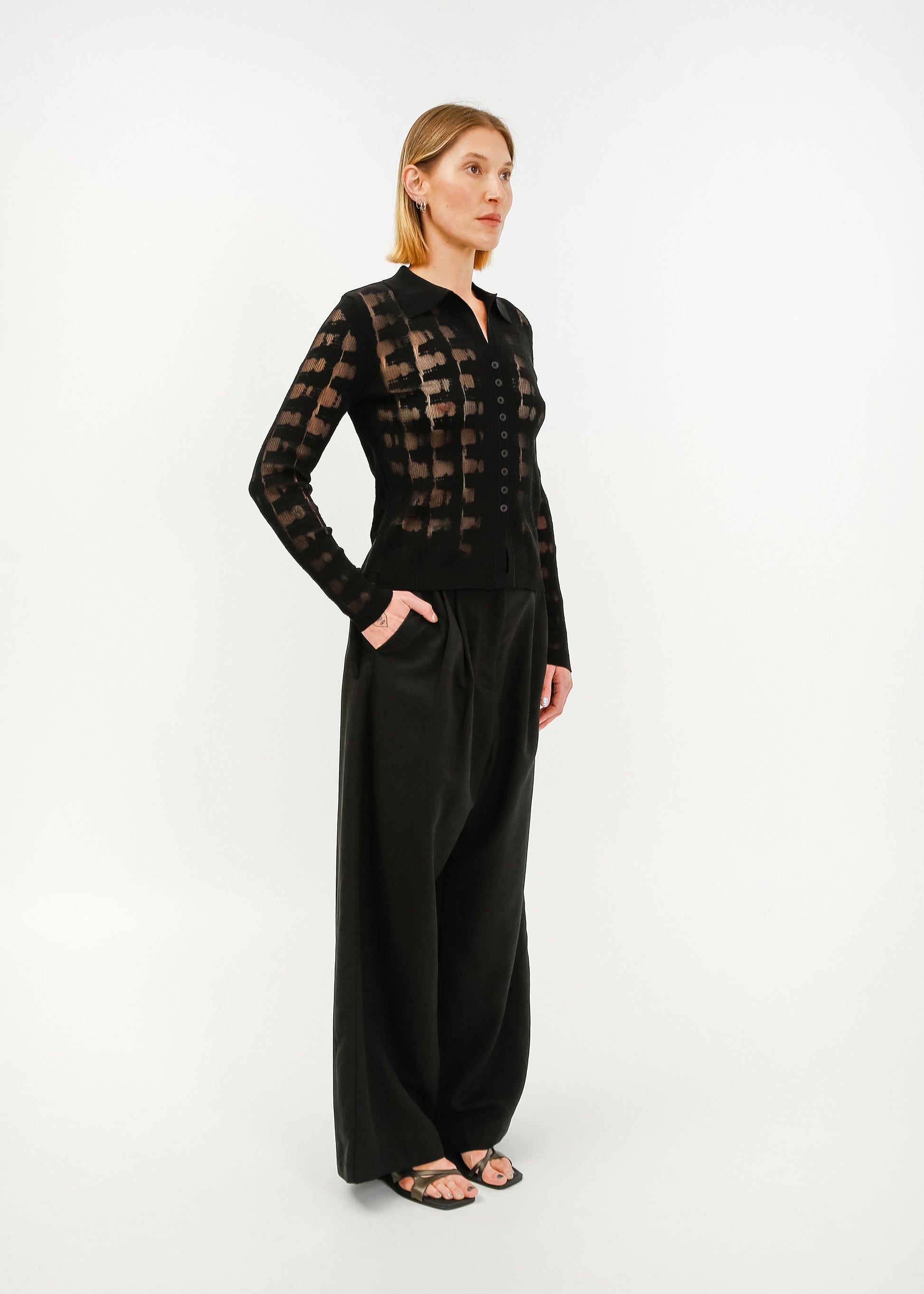 Dune Knit Cardi / Black - 
Black (image 3)