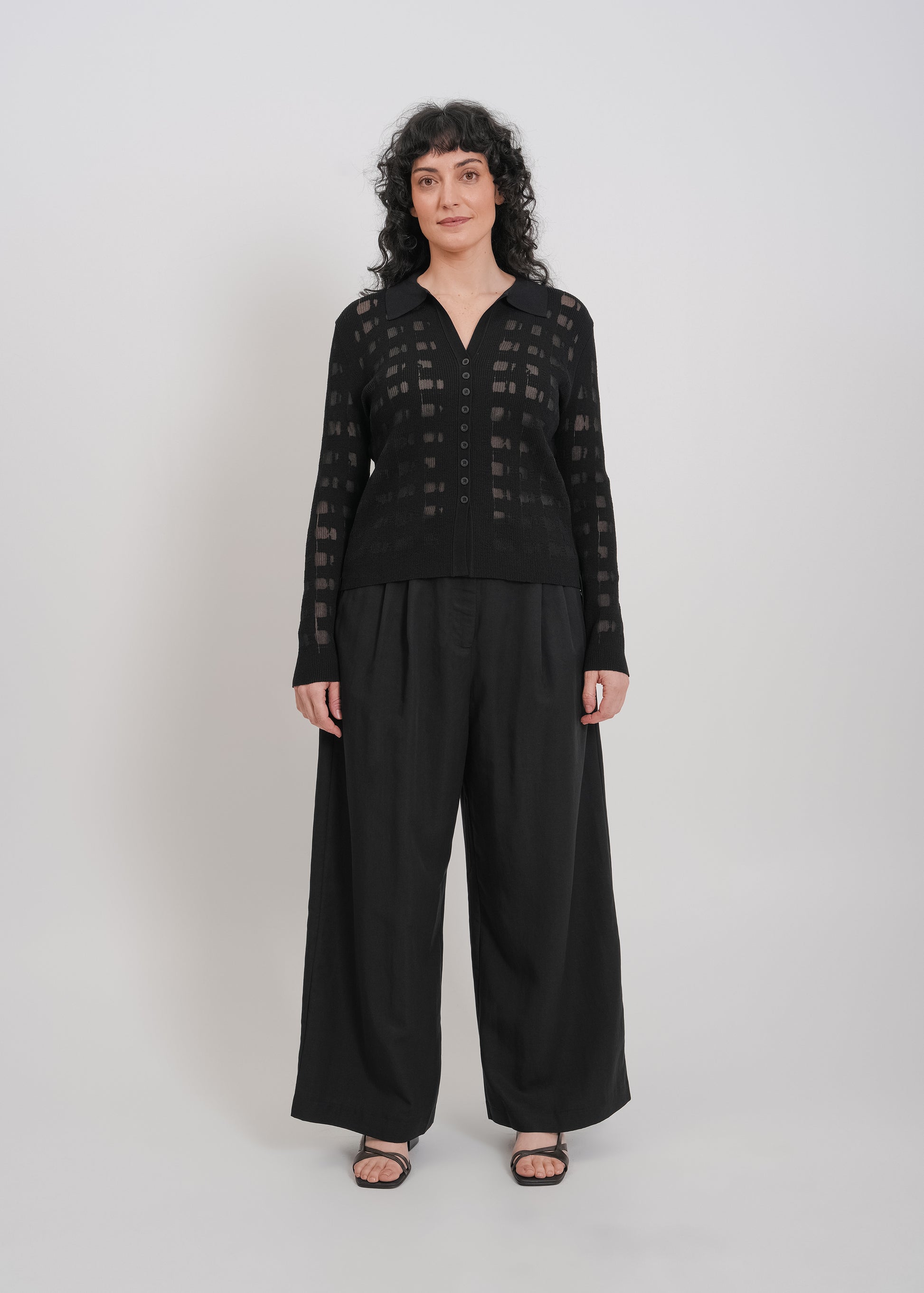 Dune Knit Cardi / Black - 
Black (image 7)