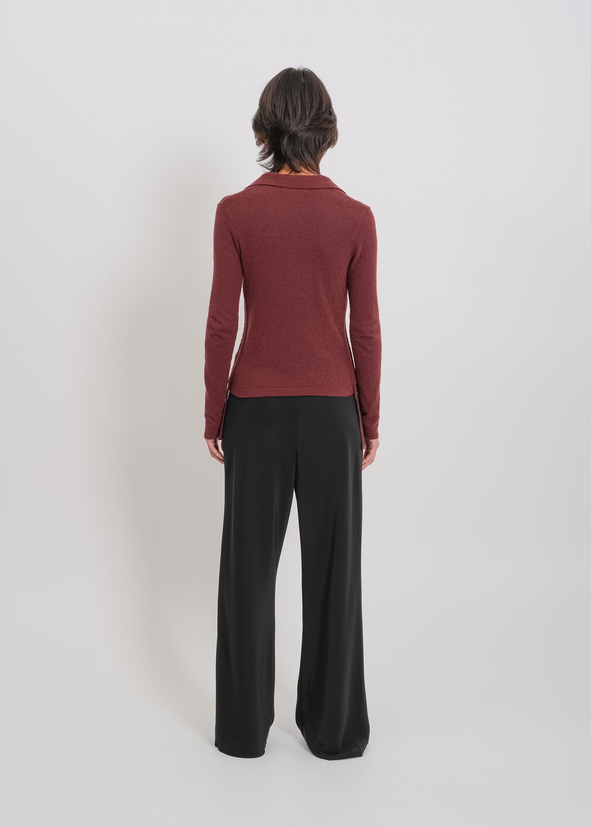 Dune Knit Cardi / Burnt Maroon - 
Burnt Maroon (image 5)