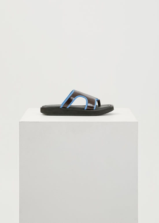 Fable Slide / Burnt Maroon-Blue