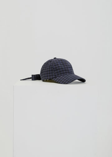 Kira Cap / Black-Navy Check