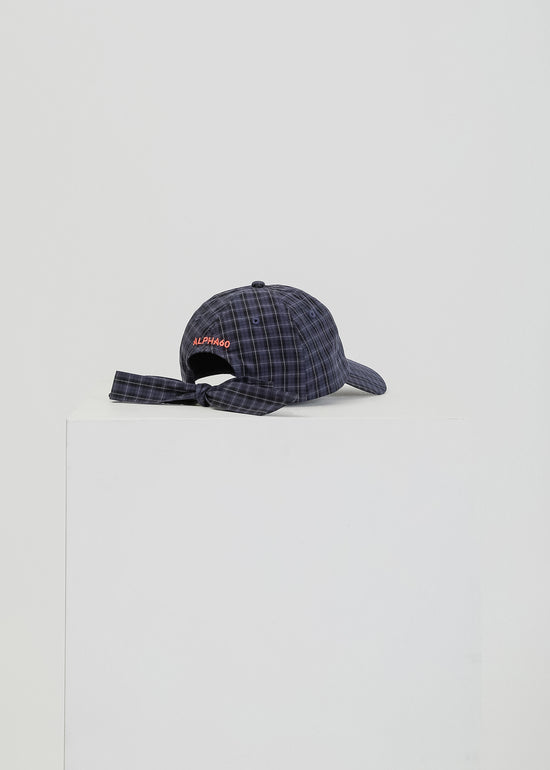 Kira Cap / Black-Navy Check