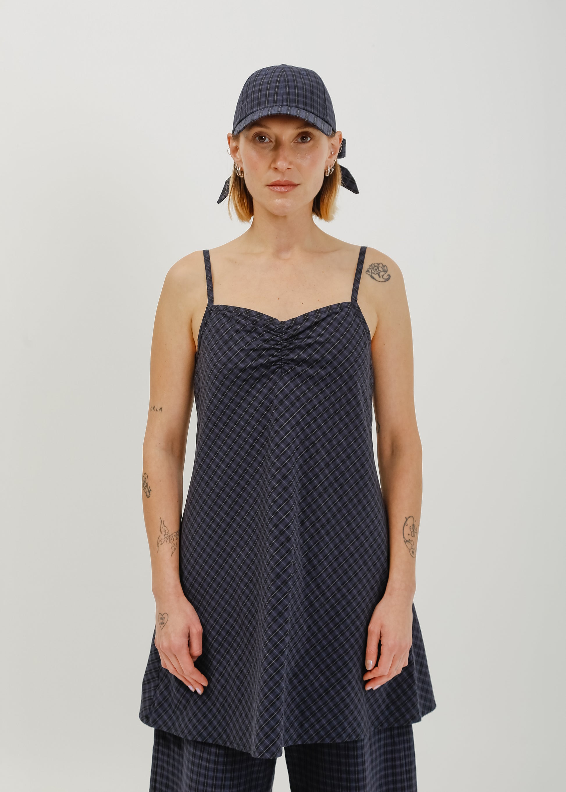 Kira Cap / Black-Navy Check - 
Black Navy Check (image 4)