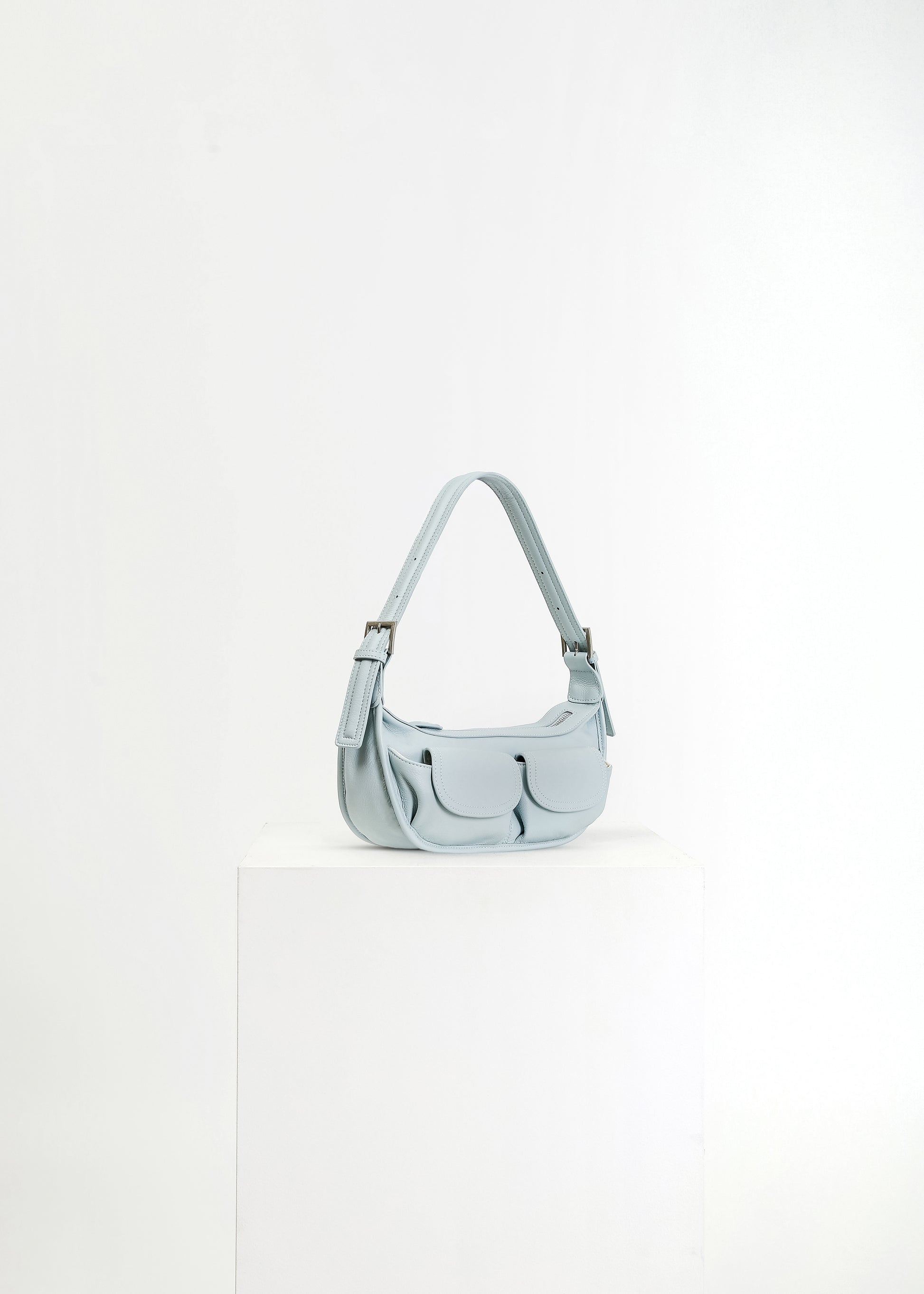 Nyx Leather Bag / Baby Blue - 
Baby Blue (image 3)