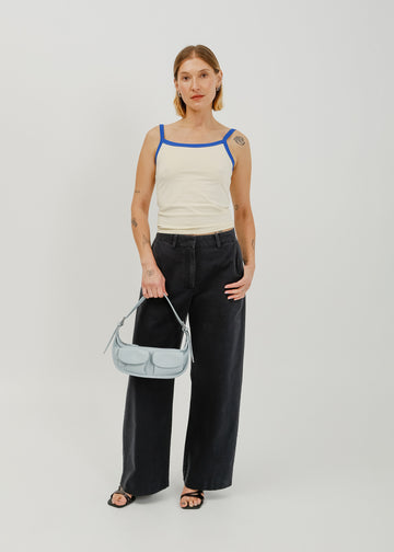 Nyx Leather Bag / Baby Blue