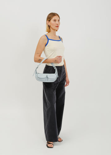 Nyx Leather Bag / Baby Blue